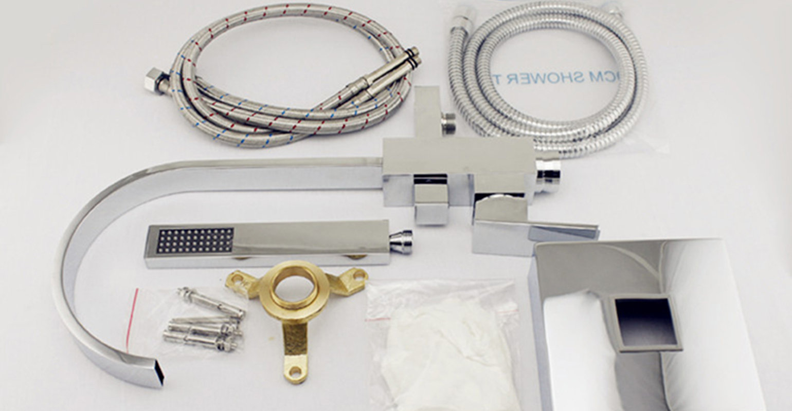 Kardiel HelixBath Modern Single Handle Floor Mount Freestanding Tub