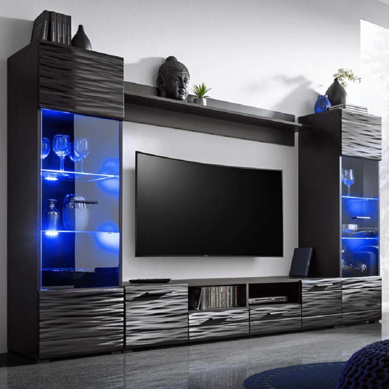Brayden Studio Pratiksha Entertainment Center For Tvs Up To 65 Reviews Wayfair