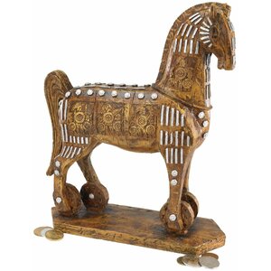 The Legendary Trojan Horse Figurine