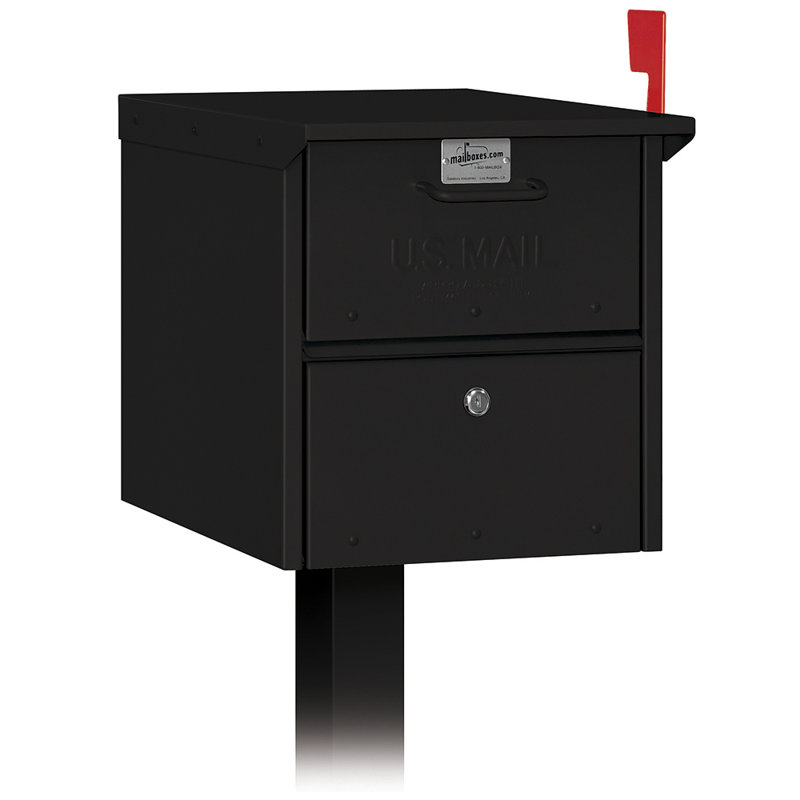Salsbury Industries Locking Post Mounted Mailbox & Reviews Wayfair