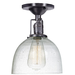 Edgar 1-Light Semi-Flush Mount
