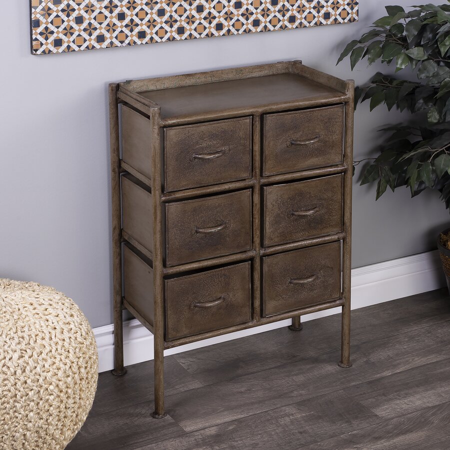 Kori 6 Drawer Apothecary Accent Chest