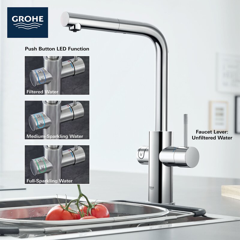 Grohe Professional Single Handle Kitchen Faucet Wayfair