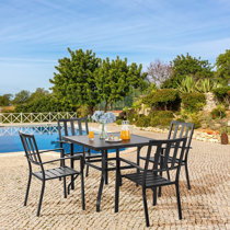 Patio Table Set With Umbrella Wayfair