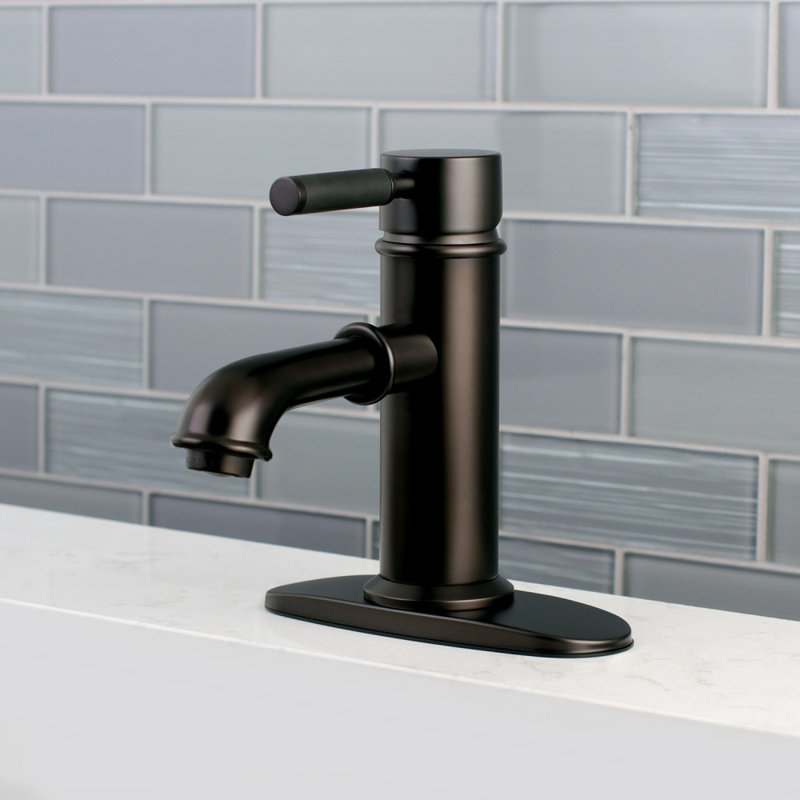Kingston Brass Kaiser Centerset Bathroom Faucet With Drain Assembly
