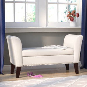 Easton Fabric Storage Bench by Alcott ..