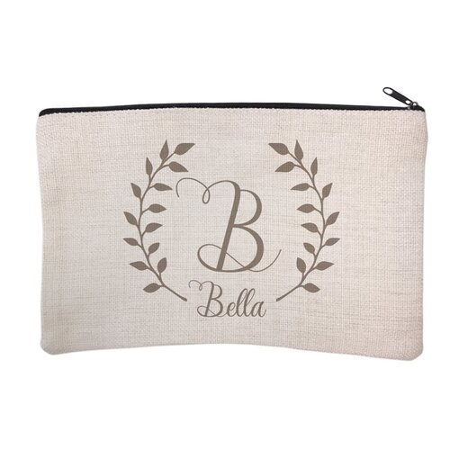 makeup bag with name