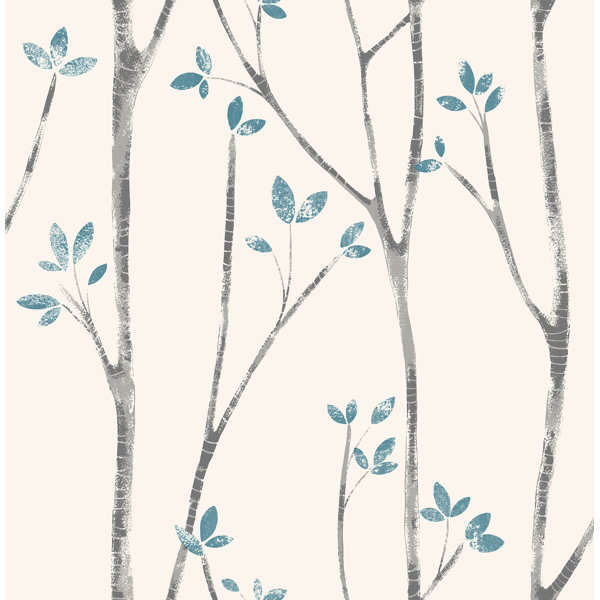 Tree Silhouette Wallpaper Wayfair Works for all 3 wall sizes. tree silhouette wallpaper