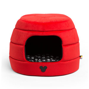 Disney Mickey Mouse 2-in-1 Honeycomb Hut Cuddler Pet Bed