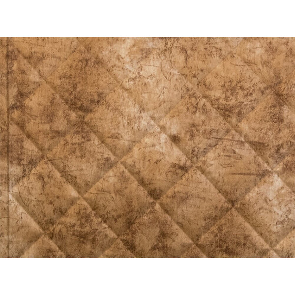 Retroart Miniquilted Backsplash Wall Paneling 18 X 24 Field Tile In Bermuda Bronze Wayfair