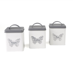 Sugar And Coffee Canisters Wayfair Sugar Tea Coffee Kitchen Canister