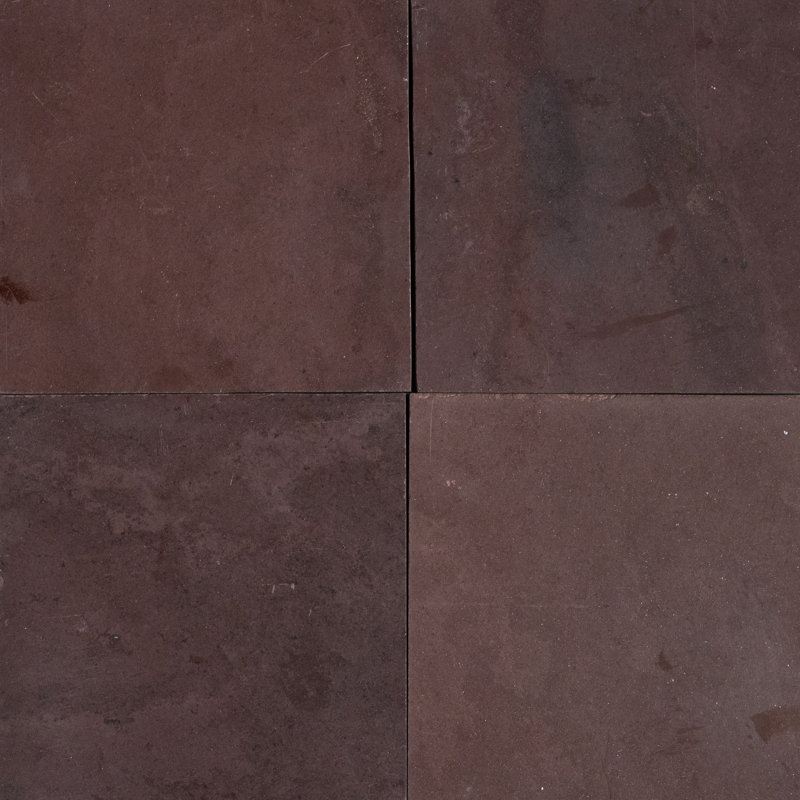 Stone Tile Shoppe Inc Chocolate Burgundy Polished 12x12 Slate