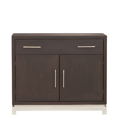Classic Contemporary 1 Drawer Nightstand Urbangreen Furniture Color: Black, Wood Veneer: Painted Eco-MDF