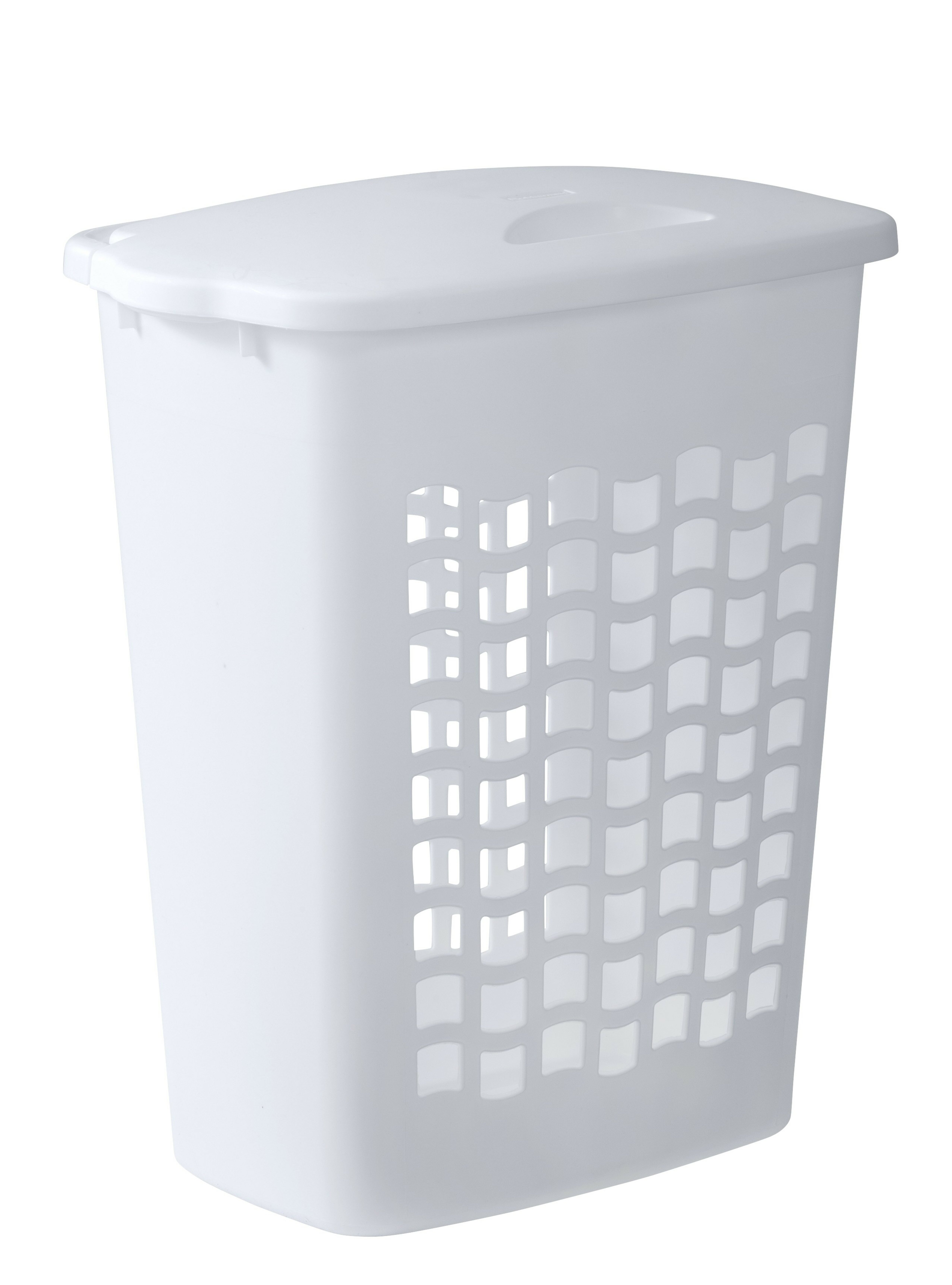 wicker laundry hamper rectangular with lid