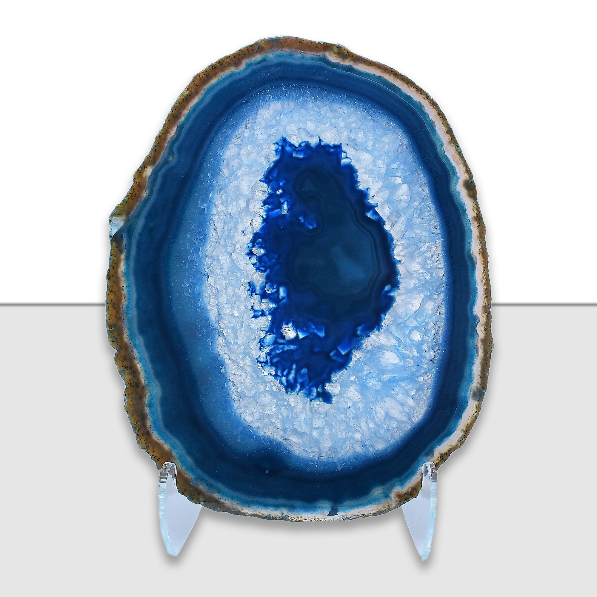 blue agate coasters