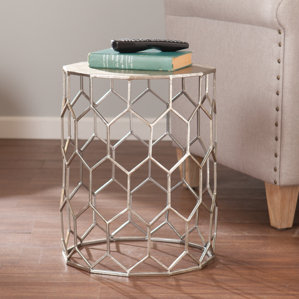 Kendrick Metal End Table by Willa Arlo Interiors