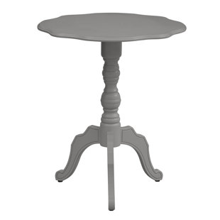 Scalloped Side Table Wayfair Kirkley Scalloped End Table