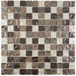 Opalescent Tile Wayfair Stadius 875 X Gl Mosaic Tile In Gray