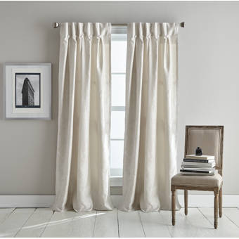 House Of Hampton Rosser Solid Blackout Pinch Pleat Curtains Drapes
