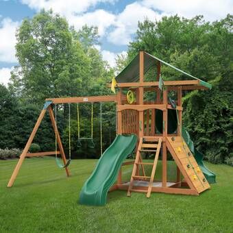 kidkraft sunview ii swing set