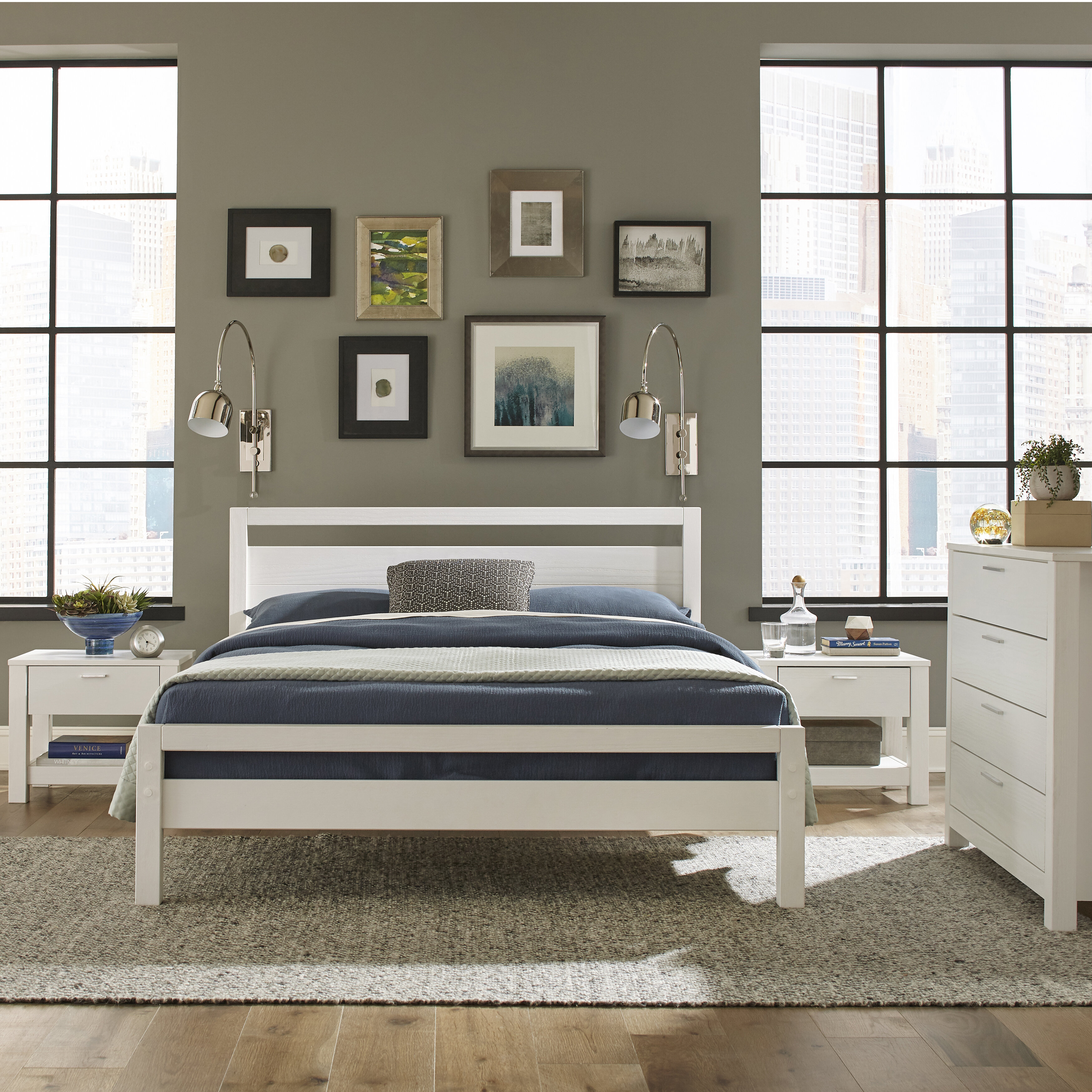 Grain Wood Furniture Loft Queen Platform Bed Reviews Wayfair