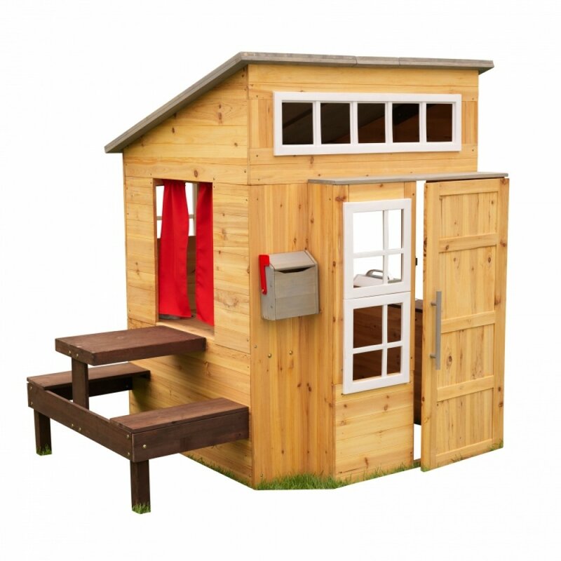 KidKraft Modern Outdoor Playhouse Reviews Wayfair   Modern Outdoor Playhouse 