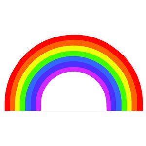 Star Cutouts Rainbow Cardboard Standup | Wayfair