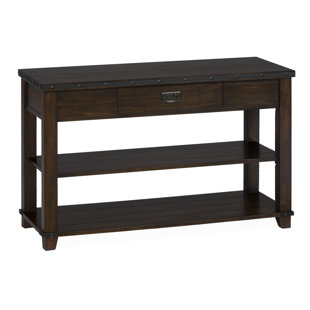 Media Console With Drawers Wayfair Jedidiah Wooden Media Console Table