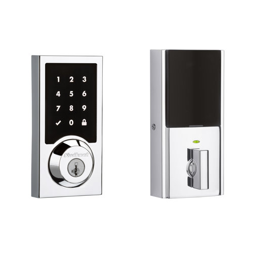Kwikset 916 Touchscreen Contemporary Electronic Deadbolt Featuring