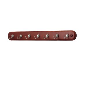 Key Rack in Walnut & Satin Nickel