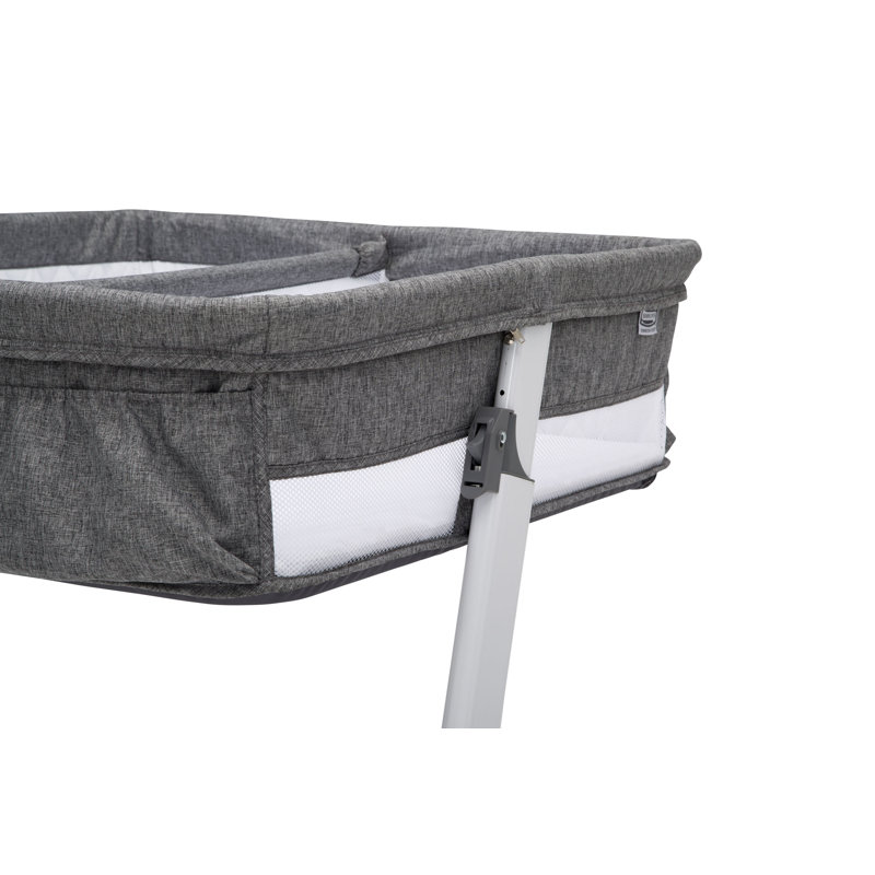twin bedside bassinet