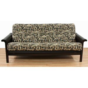 Geometric Box Cushion Futon Slipcover