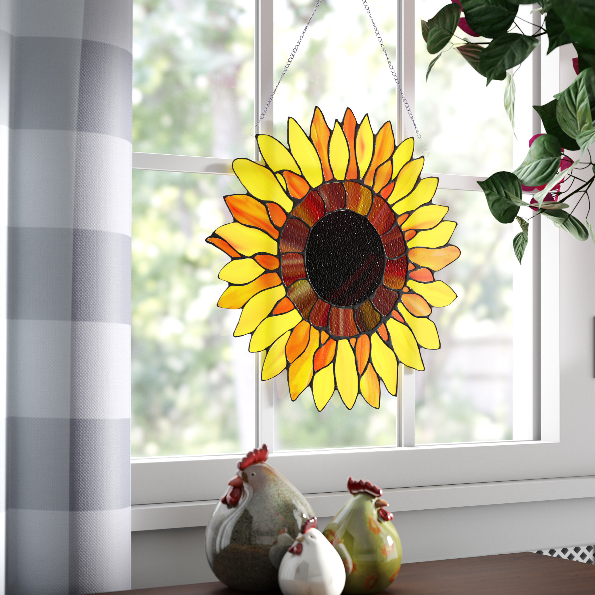 stained-glass-yellow-sunflower-suncatcher-for-window-hanging-wall-decor