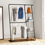 Shelf With Clothes Rod Wayfair