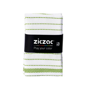 Ziczac 3 Piece Dish Cloth (Set of 2)