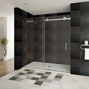 Ultra-B 60'' x 76'' Single Sliding Shower Door