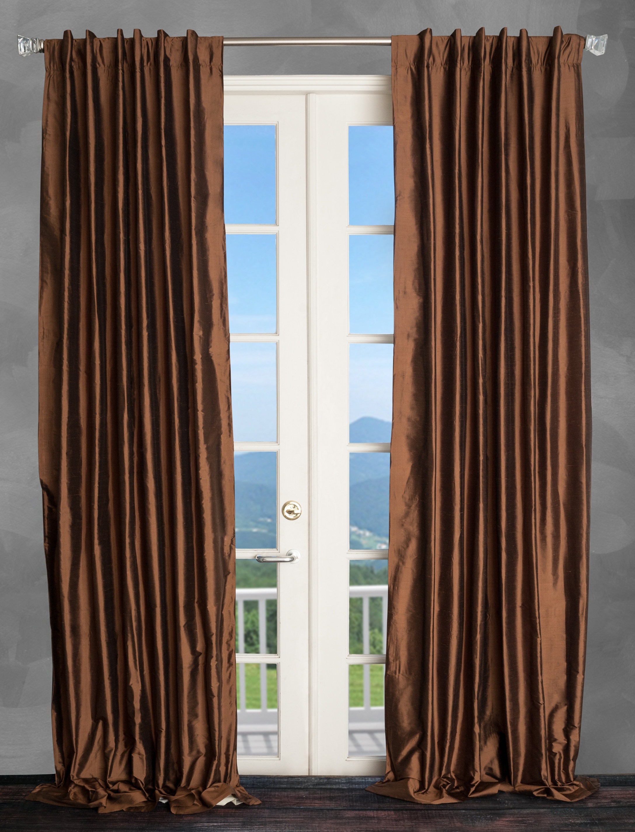 Astoria Grand Martucci Solid Semi Sheer Thermal Rod Pocket Single