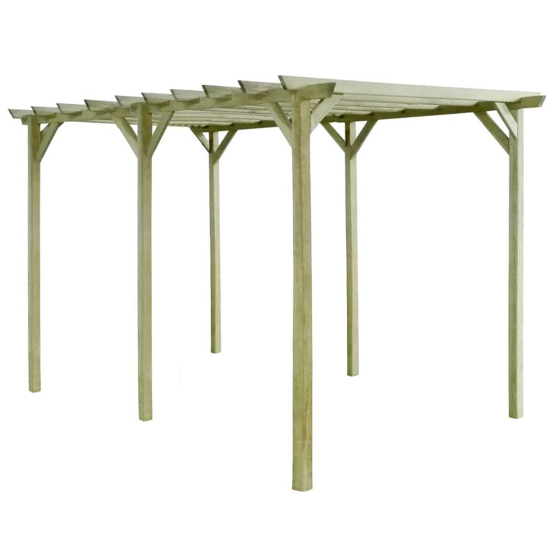 Sol 72 Outdoor Lyanna 2m X 4m X 2m Wood Pergola Wayfair Co Uk