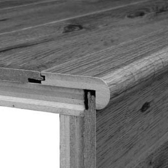 Bruce Flooring Cherry Wood 0 81 Thick X 2 88 Wide X 78 Length Cherry Stair Nose In Gray Wayfair