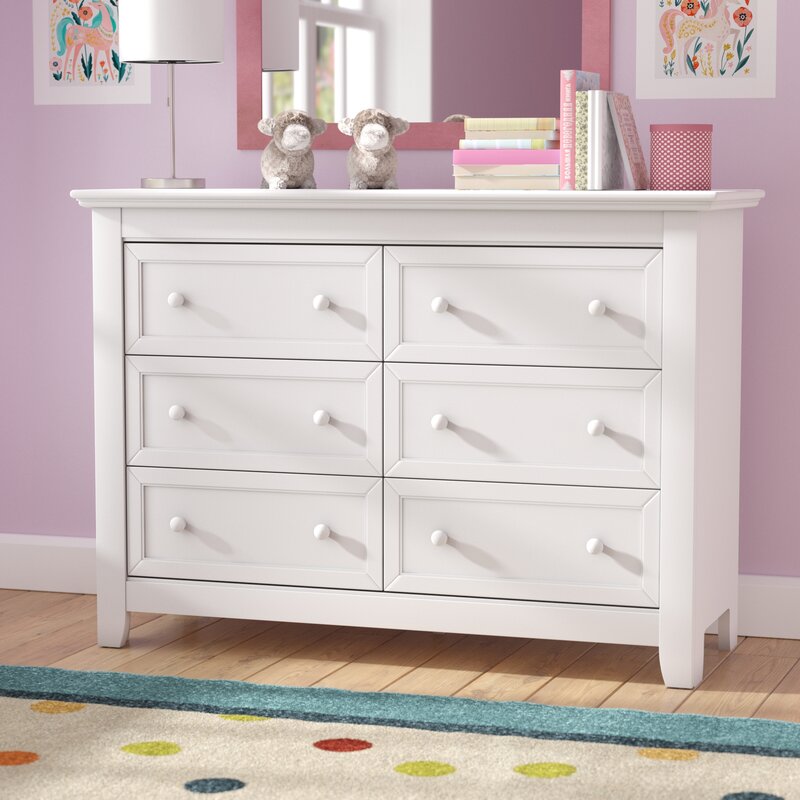 Three Posts Baby Kids Plympton 6 Drawer Double Dresser Reviews