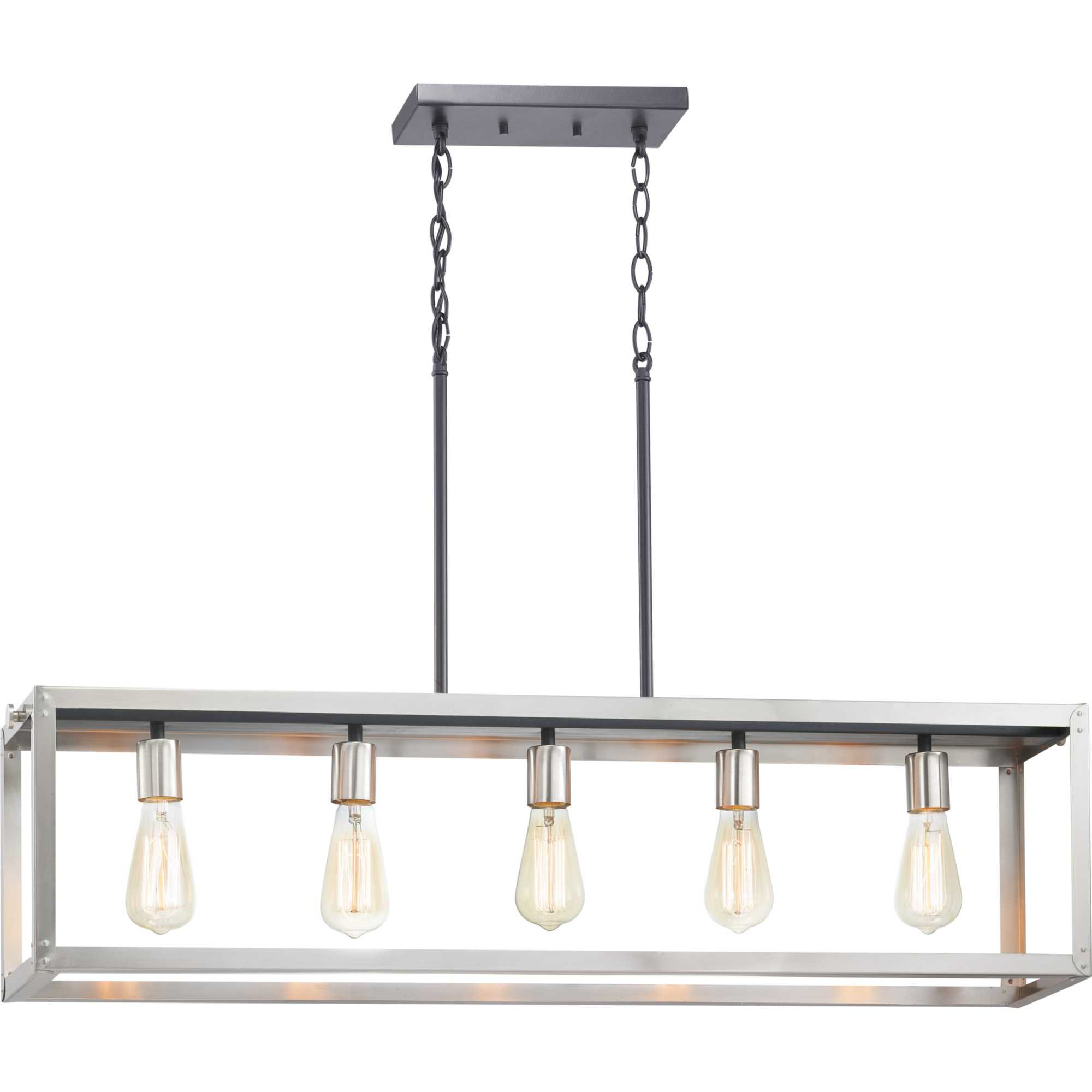 Breakwater Bay Jimena 5 Light Kitchen Island Linear Pendant Light Kitchen Island Linear Pendant