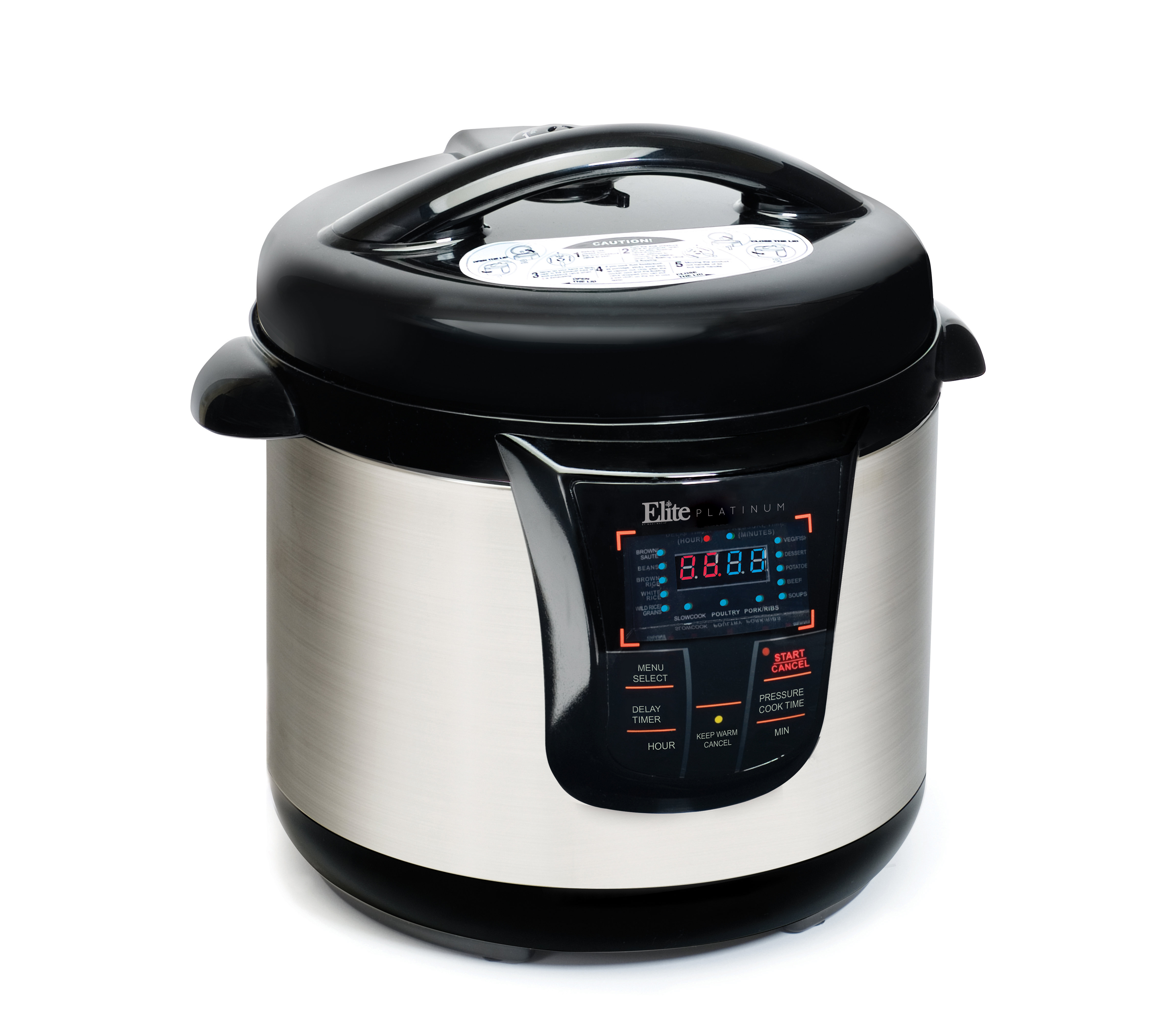 Elite by Maxi-Matic 8 Qt. Platinum 14 Function Electric Pressure Cooker & Reviews | Wayfair