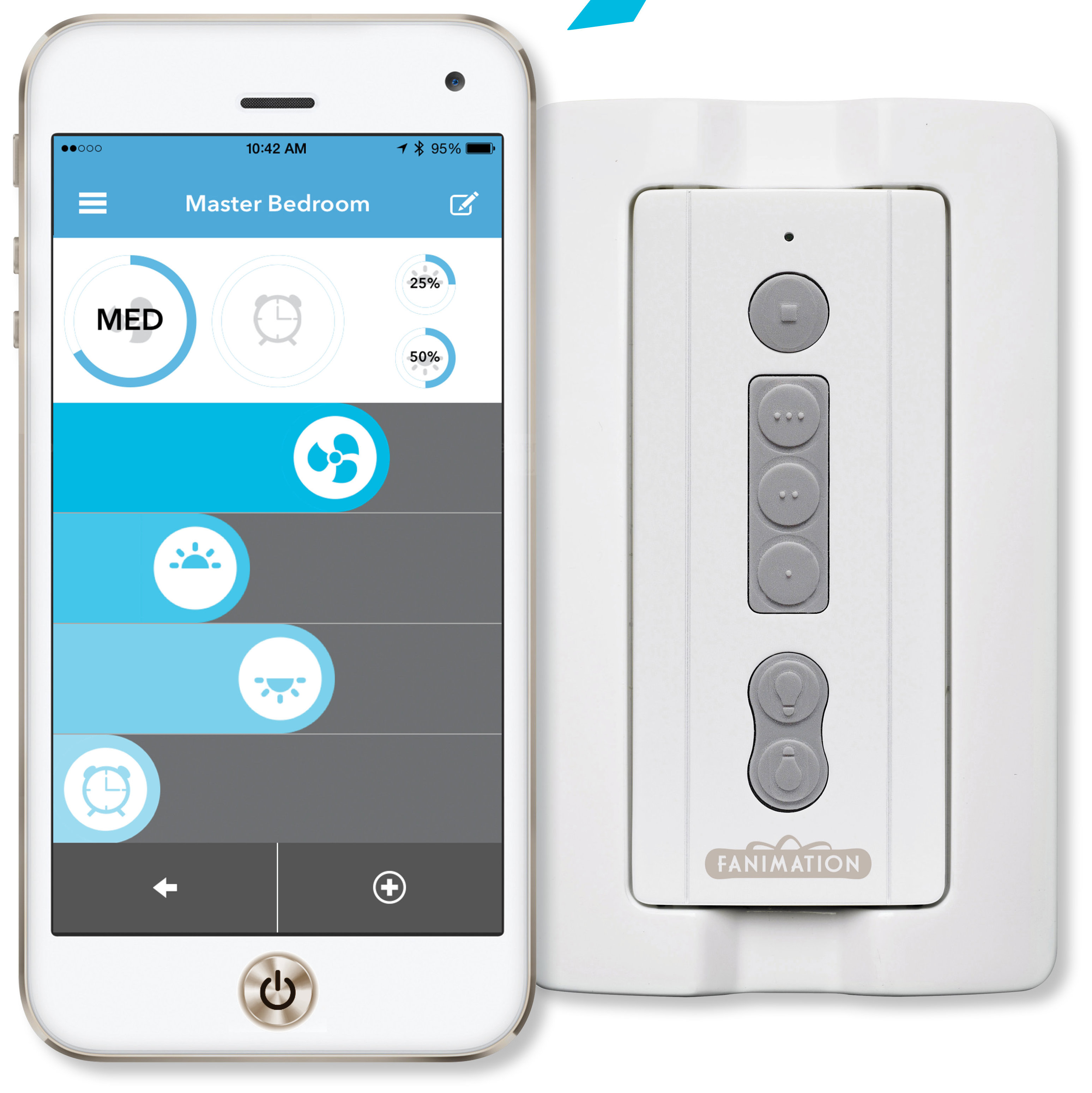 Fanimation Bluetooth Ceiling Fan Wall Control Wayfair