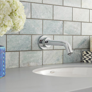 Touch Less Faucets Wayfair Serin Wall Mounted Bathroom Faucet Less Handle