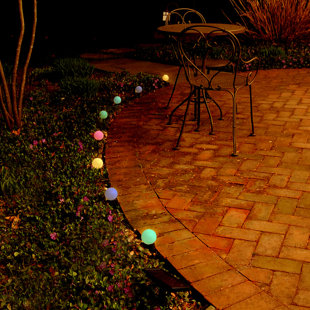 Best Solar Color Changing 8 Light Globe String Lights By LumaBase Outdoor Lighting Solar Color Changing 8 Light Globe String Lights By LumaBase Outdoor Lighting