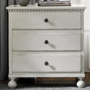 Mikah 3 Drawer Nightstand by One Allium Way