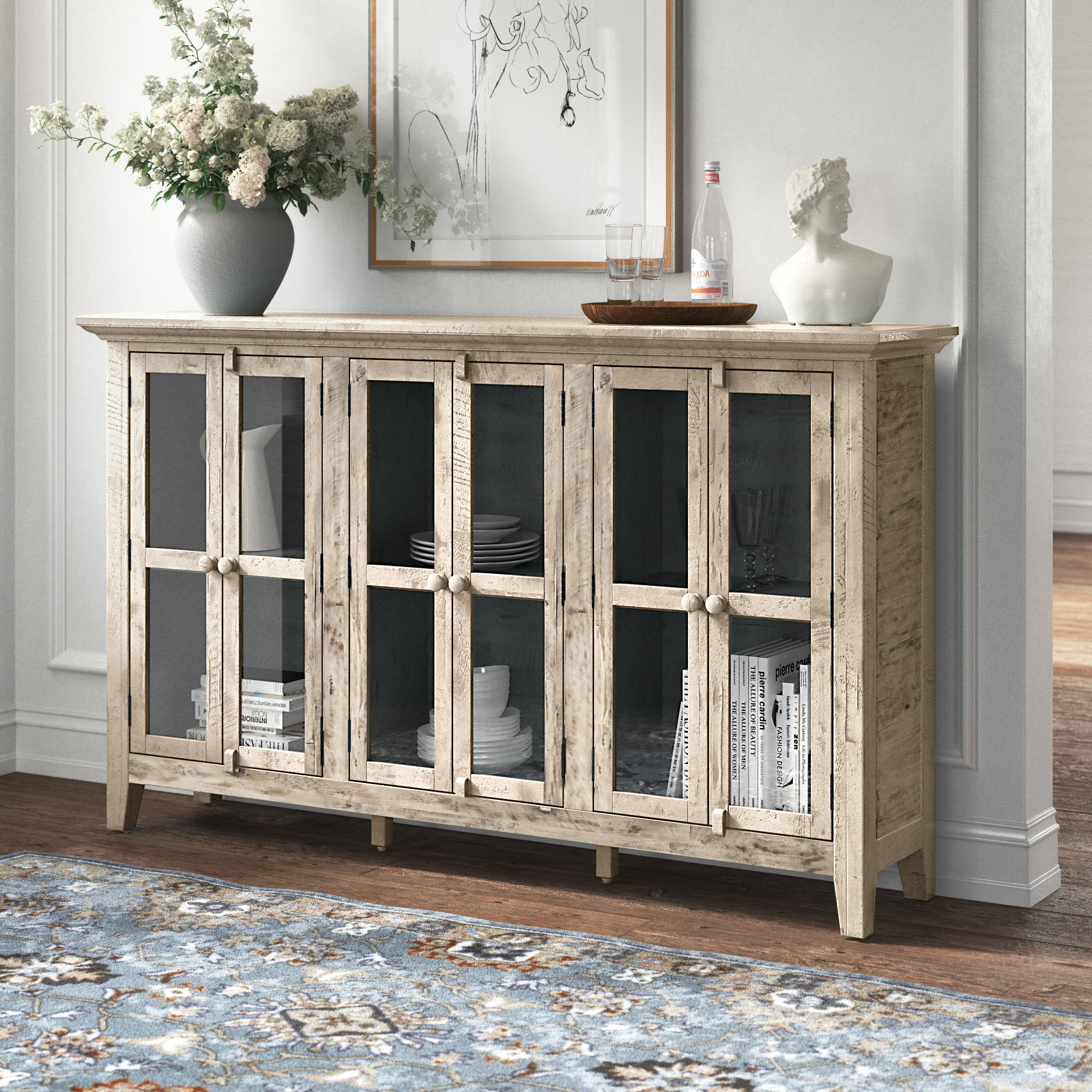 Kelly Clarkson Home Claire 70 Wide Acacia Wood Sideboard Reviews Wayfair