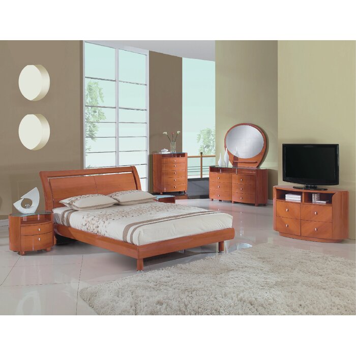 Bernstein Solid Wood 4 Piece Bedroom Set