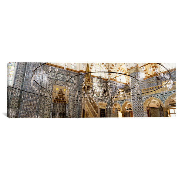 East Urban Home Rustem Pasa Mosque Istanbul Turkey By Panoramic Images Wrapped Canvas Print Wayfair