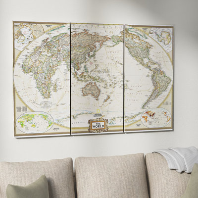 World Map Wall Art